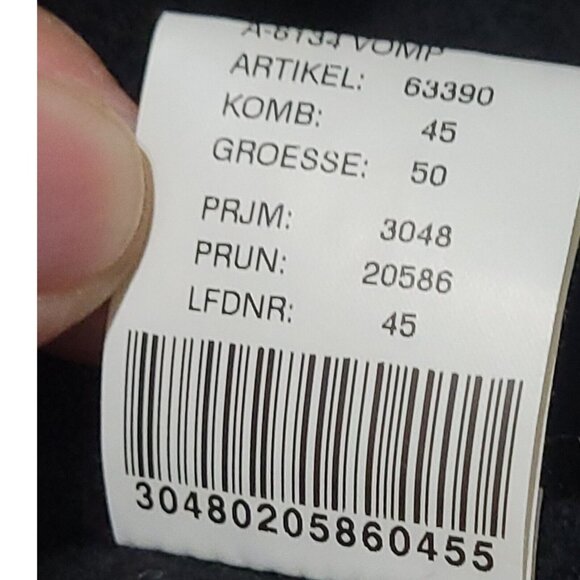 GEIGER New Wool Black Button Up Vest Jacket Made in Austria - Picture 8 of 10